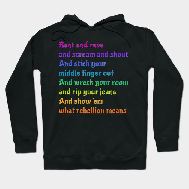 Stick it to the Man Hoodie by Timeforplay